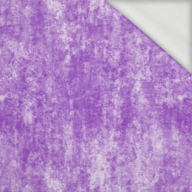 145cm GRUNGE (purple) - looped knit fabric