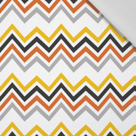 HALLOWEEN ZIGZAG / colorful - Cotton woven fabric