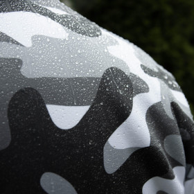 PANDAS ON BAMBOO - Hydrophobic brushed knit