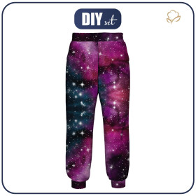 WOMEN'S JOGGERS (NOEMI) - WATERCOLOR GALAXY PAT. 8 - sewing set