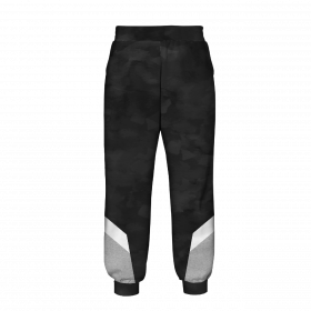 WOMEN'S JOGGERS  "NOEMI" (M) - GREY COLOR BLOCKS - sewing set 