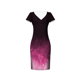 SPECKS (fuchsia) / black - dress panel PTE200