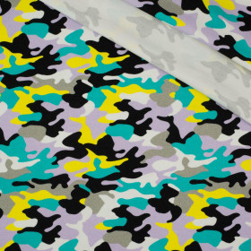 CAMOUFLAGE COLORFUL pat. 3 - Single jersey with elastane 