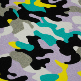 CAMOUFLAGE COLORFUL pat. 3 - Single jersey with elastane 