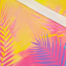 COLORFUL PALMS - French terry with elastane 