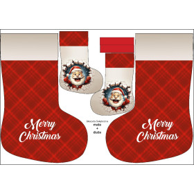 Christmas Stocking Set - HAPPY SANTA - sewing set