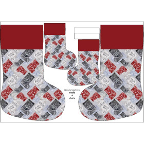 Christmas Stocking Set - CHRISTMAS SOCKS (NORDIC CHRISTMAS) - sewing set