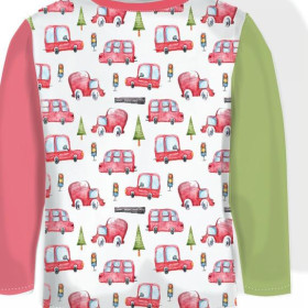 Longsleeve - RED BUSSES pat. 1 (CITY WORLD) - sewing set