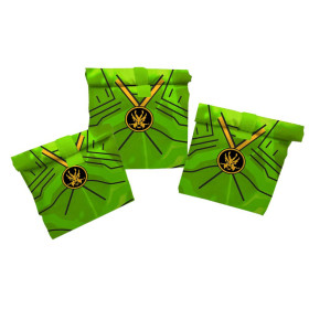 LUNCH BAG - GREEN NINJA / choice of sizes