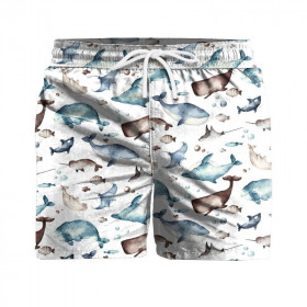 Men's swim trunks - OCEAN MIX (THE WORLD OF THE OCEAN) - sewing set