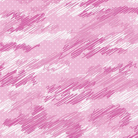 CAMOUFLAGE - scribble / fuchsia