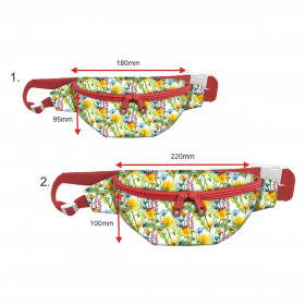 HIP BAG - LADYBIRDS IN THE MEADOW (IN THE MEADOW) / Choice of sizes