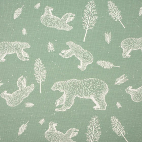 BEARS (CONTOUR) / modern mint - single jersey