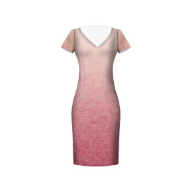 OMBRE / ACID WASH - fuchsia (pale pink) - dress panel 