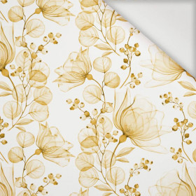 FLOWERS pat. 4 (gold) - Nylon fabric PUMI