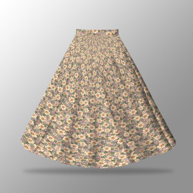 PASTEL FLOWERS PAT 2 - skirt panel "MAXI" - Viscose jersey