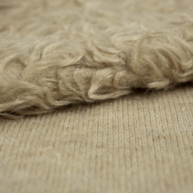 Sand - “Curly hair” - Sherpa fleece 