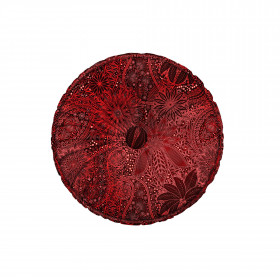 DECORATIVE CUSHION - RED LACE - sewing set