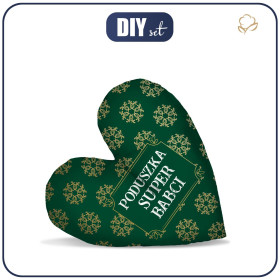 DECORATIVE PILLOW HEART - PODUSZKA SUPER BABCI