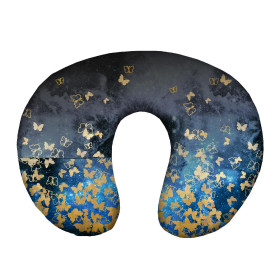 NECK PILLOW - BUTTERFLIES / gold - sewing set