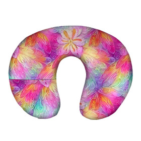 NECK PILLOW - RAINBOW FLOWERS - sewing set