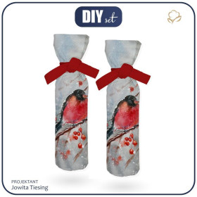 THE BOTTLE COVER - BULLFINCH - DIY set