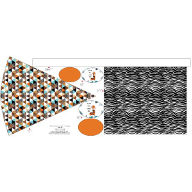 First Grade Candy Cone - TRIANGLES / SPOTS - sewing set