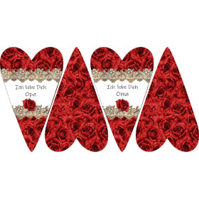 DECORATIVE HEARTS - ROSES DE