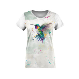 WOMEN’S T-SHIRT - WATERCOLOR HUMMINGBIRD - sewing set