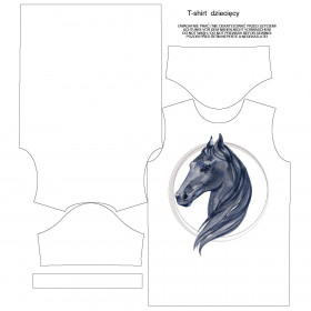 KID’S T-SHIRT - HORSE pat. 3 - single jersey