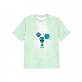 KID’S T-SHIRT - ALIEN (SPACE EXPEDITION) / ACID WASH MINT - single jersey