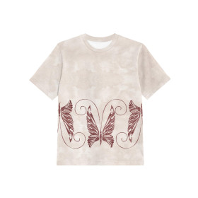 KID’S T-SHIRT - BUTTERFLY pat. 7 (GLITTER BUTTERFLIES) - single jersey