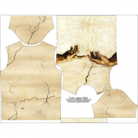 MEN’S T-SHIRT - THE CREATION OF ADAM (Michelangelo) - sewing set