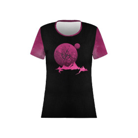 WOMEN’S SPORTS T-SHIRT - COMPASS / black - XXS