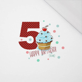 5ST BIRTHDAY / MUFFIN -  panel, single jersey 120g 