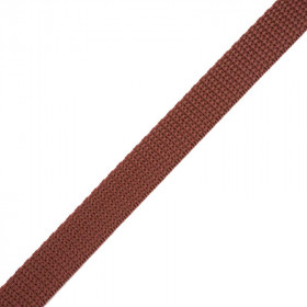 Webbing tape 15mm - brown