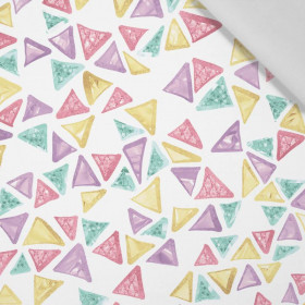 TROPICAL TRIANGLES - Cotton woven fabric