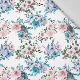 FLOWER BOUQUET  pat. 9 (PUMPKIN GARDEN) - Cotton woven fabric