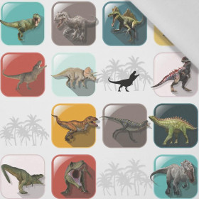 DINO TILES PAT. 6 - Cotton woven fabric