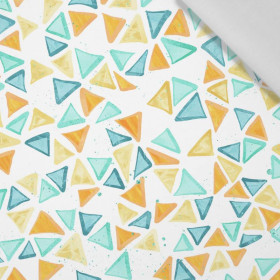 TROPICAL TRIANGLES PAT. 2 - Cotton woven fabric