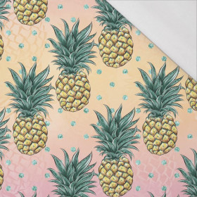 TROPICAL PINEAPPLES - single jersey with elastane 
