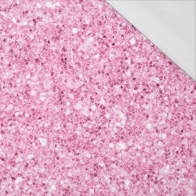 PINK GLITTER (WONDERLAND) - single jersey with elastane 