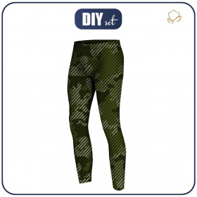 MEN’S THERMO LEGGINGS (JACK) - CAMOUFLAGE / STRIPES - sewing set