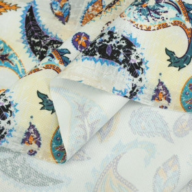 BOHO PAISLEY - Waterproof woven fabric