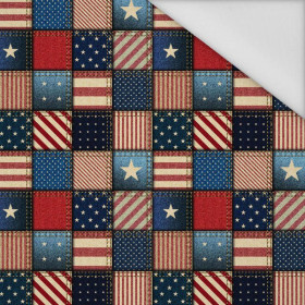 Checked USA pattern - Waterproof woven fabric