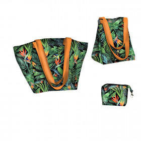 XL bag with in-bag pouch 2 in 1 - PARADISE JUNGLE / black - sewing set