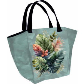 XL bag with in-bag pouch 2 in 1 - TROPICAL BOUQUET PAT. 2 - sewing set