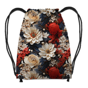 GYM BAG - VIBRANT FLOWERS PAT. 1 - sewing set