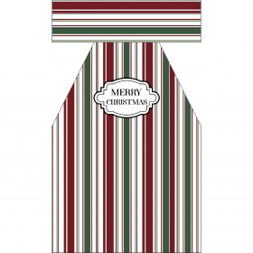 CHRISTMAS APRON - MERRY CHRISTMAS / stripes pat. 2