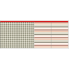 Gift pouches - STRIPES / CHECK - sewing set